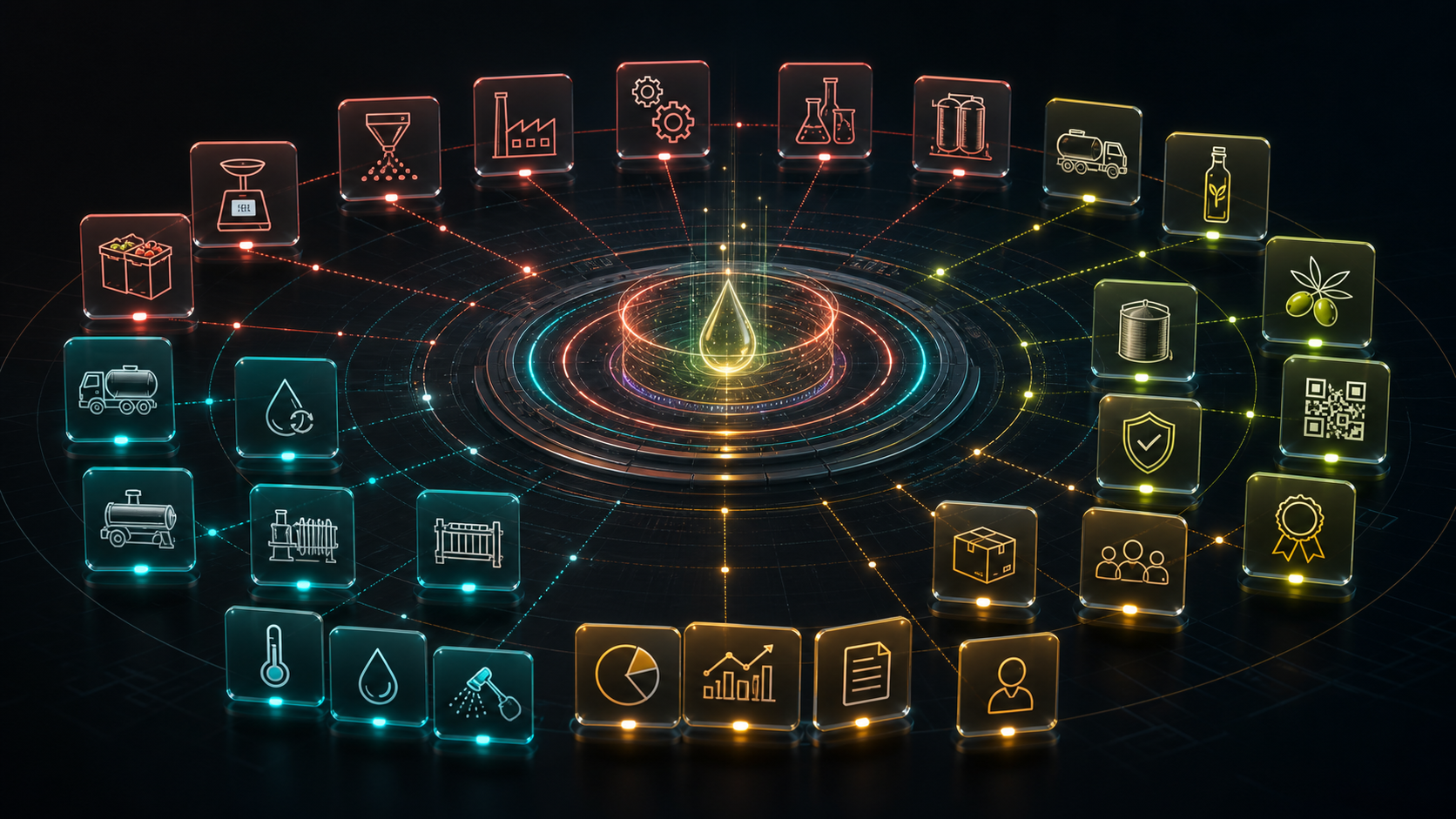 Visual generado del universo modular de Tracking